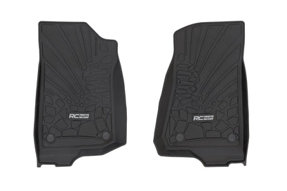 Flex Fit Floor Mats | FR | 4 Door | Jeep Wrangler Unlimited 4WD (2018-2024)