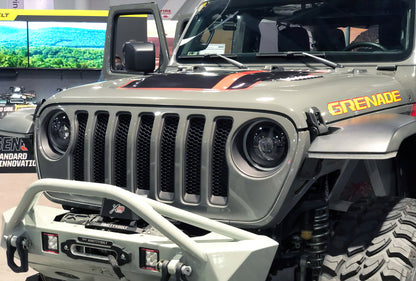 Oracle Jeep JL/Gladiator JT Oculus Bi-LED Projector Headlights - Amber/White Switchback