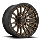 Fuel D681 REBEL MATTE BRONZE BLACK BEAD RING 22x12 8x180 Wheels | Offset: -44 | Backspace: 8.23 | Bore: 124.2