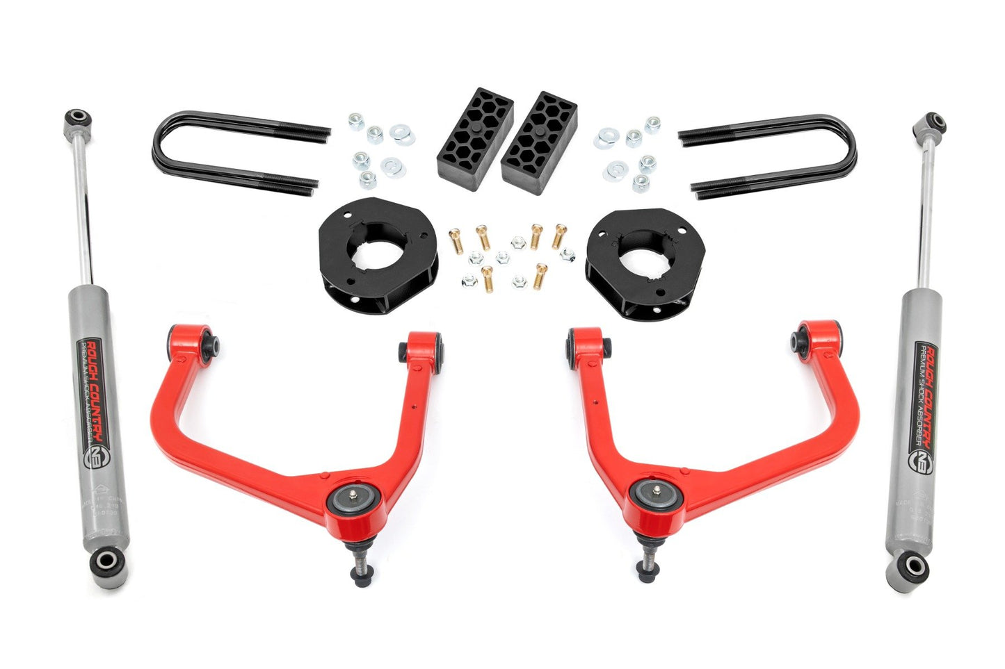 3.5 Inch Lift Kit | Rear Mono Leaf | Chevy Silverado 1500 2WD/4WD (2025)