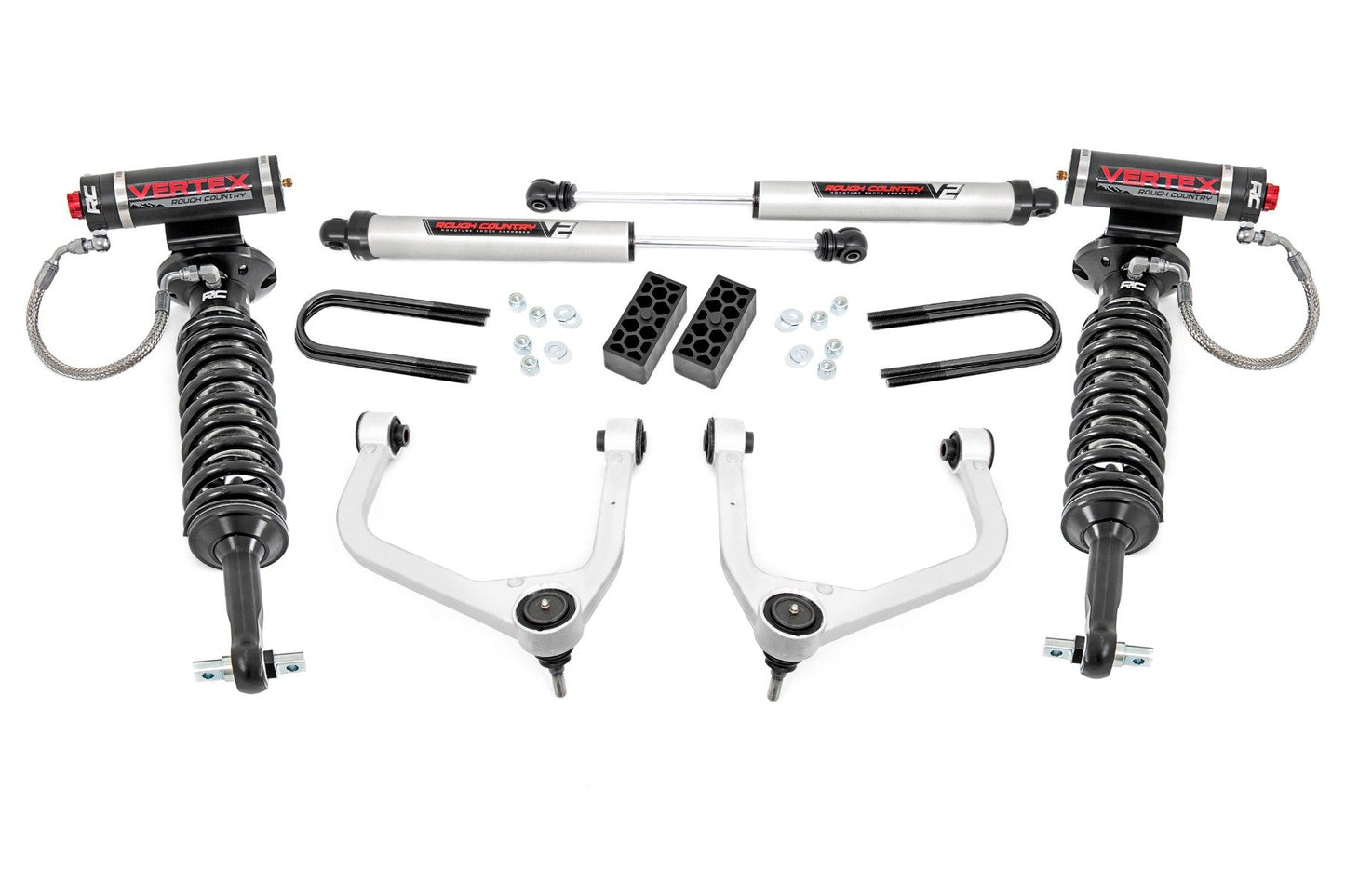 3.5 Inch Lift Kit | Vertex/V2 | Rear Mono Leaf | Chevy Silverado 1500 (2025)