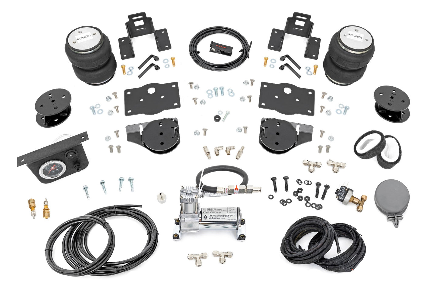 Air Spring Kit w/compressor | 4 Inch Lift Kit | Ram 1500 4WD (19-23)