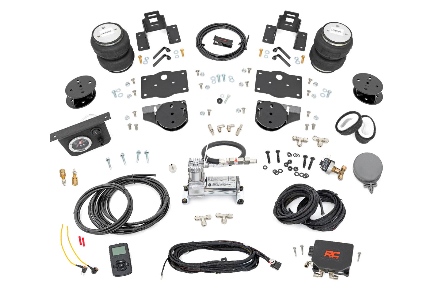 Air Spring Kit w/compressor | Wireless Controller | 4 Inch Lift Kit | Ram 1500 4WD (19-23)