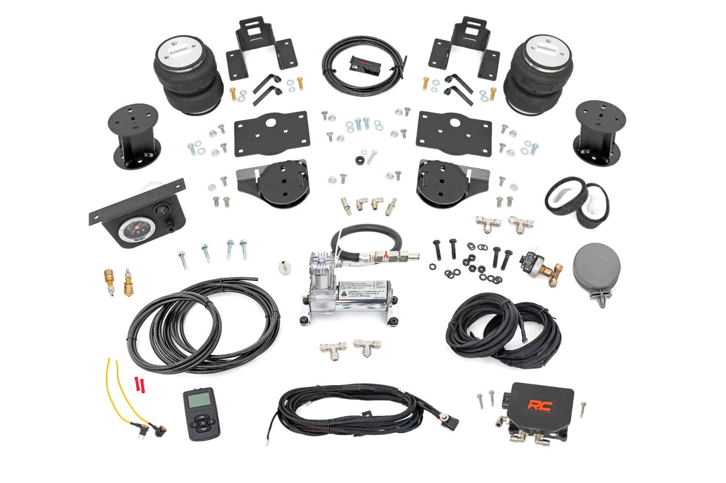 Air Spring Kit w/compressor | Wireless Controller | 6 Inch Lift Kit | Ram 1500 4WD (19-23)