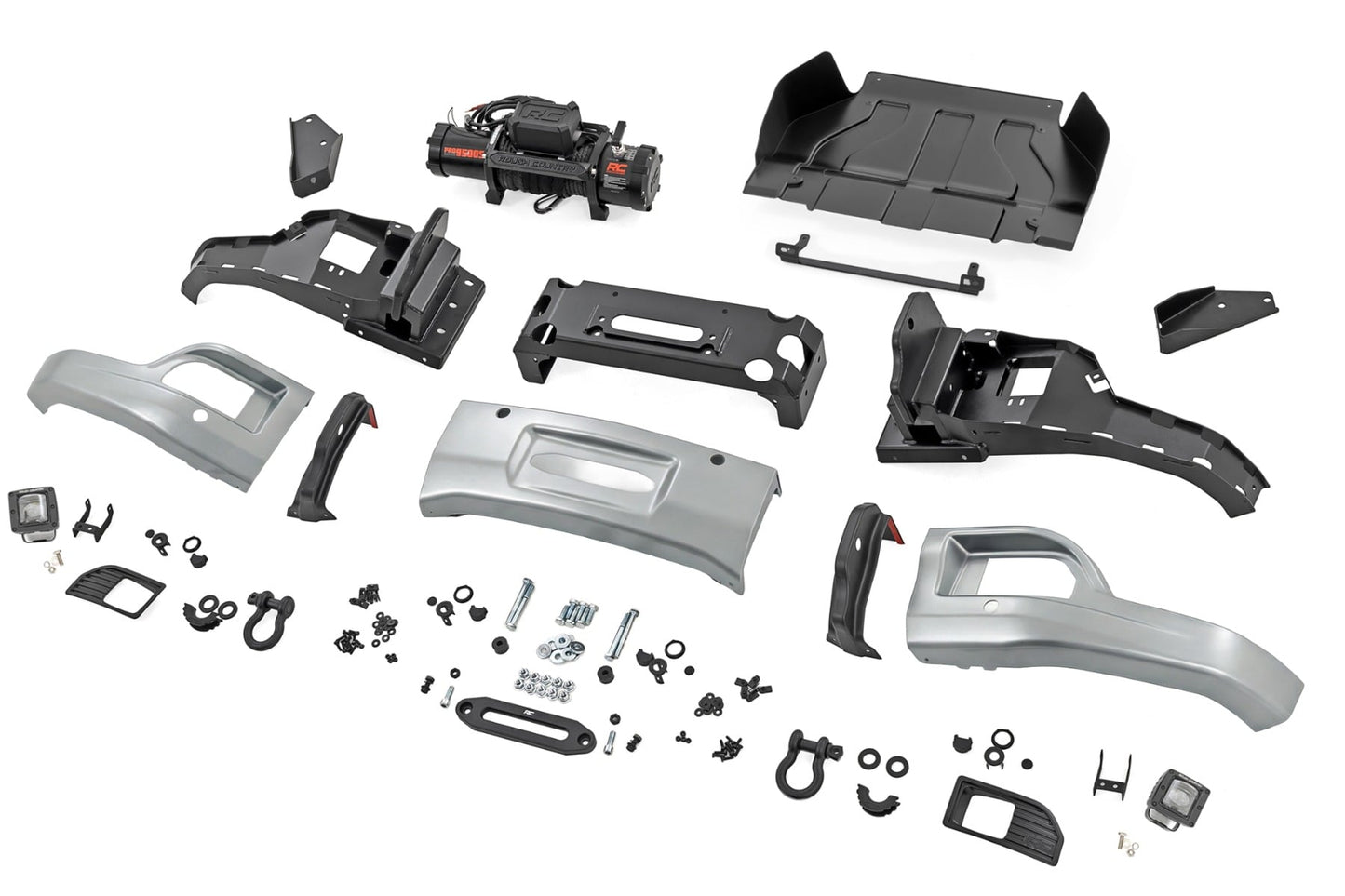 Front FXS Bumper | 12000S | GAN Silver Ice Metallic | Chevy Silverado 1500 2WD/4WD (2023-2026)