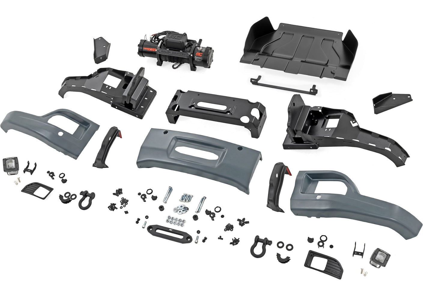 Front FXS Bumper | 12000S | GNO Slate Gray | Chevy Silverado 1500 2WD/4WD (2023-2026)