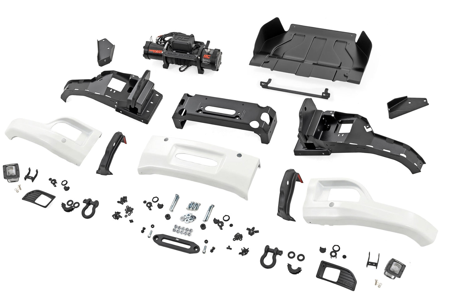 Front FXS Bumper | 12000S | GAZ Summit White | Chevy Silverado 1500 2WD/4WD (2023-2026)