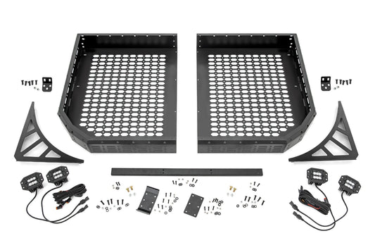 Cargo Rack | Dual 2" Black LED Pairs | Flush Mount | CFMOTO U10 1000 PRO