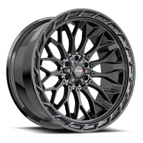 VORTEK VRP-503GB Gloss Black 22x10 5x127/5x139.7 Wheels | Offset: -18 | Backspace: 4.75 | Bore: 78.1