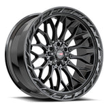 VORTEK VRP-503GB Gloss Black 22x10 5x127/5x139.7 Wheels | Offset: -18 | Backspace: 4.75 | Bore: 78.1