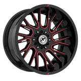 XF OFFROAD XF-230 Black Machined Red 20x9 6x135/6x139.7 Wheels | Offset: 12 | Backspace: nan | Bore: 106.4