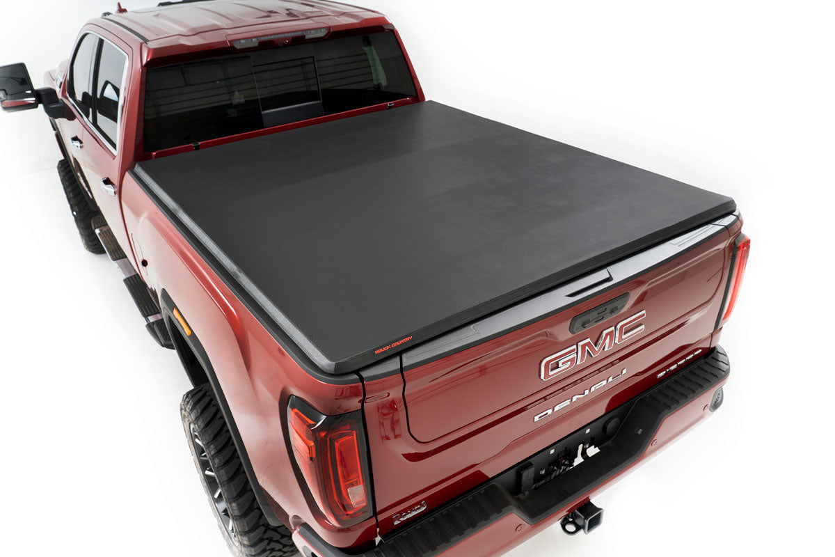 Bed Cover | Tri Fold | Soft | 6'9" Bed | Chevy/GMC 2500HD/3500HD (20-24)