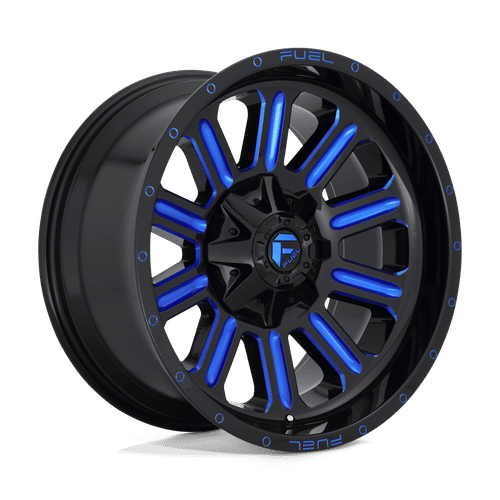 Fuel D646 GLOSS BLACK BLUE TINTED CLEAR 20x10 5x114.3/5x127 Wheels | Offset: -18 | Backspace: 4.79 | Bore: 78.1