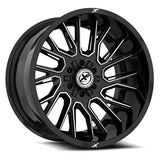 XF OFFROAD XF-230 Gloss Black Machined 17x9 5x127/5x139.7 Wheels | Offset: 0 | Backspace: 5 | Bore: 78.1