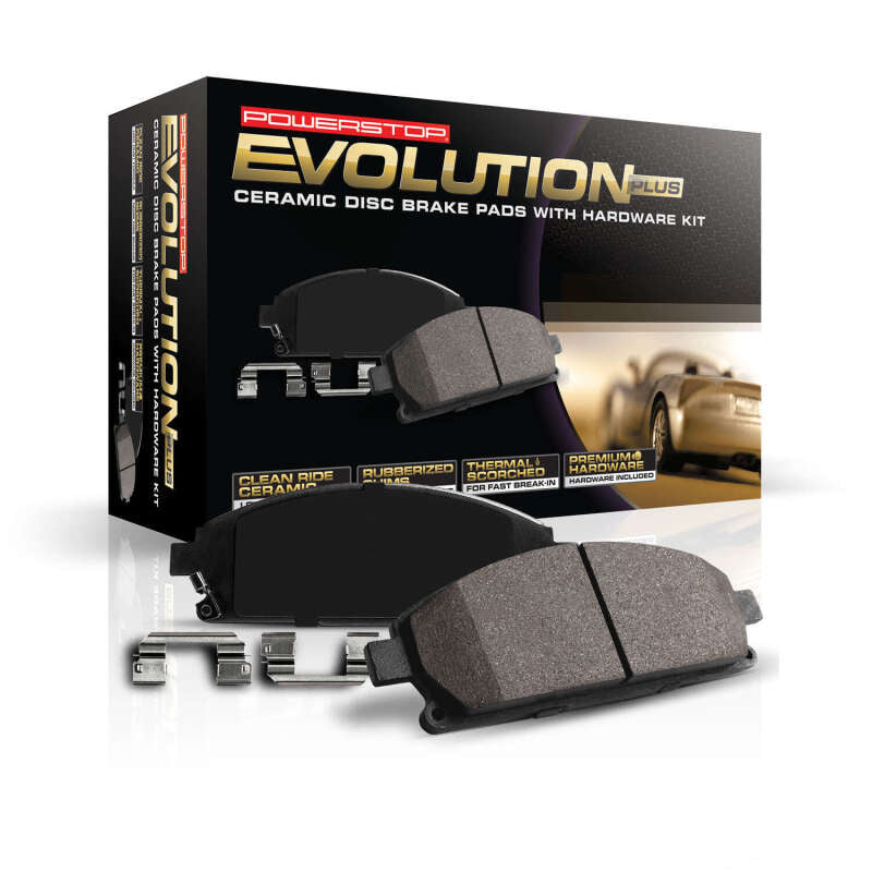 Power Stop 05-08 Ford F-250 Super Duty Front Z17 Evolution Ceramic Brake Pads w/Hardware
