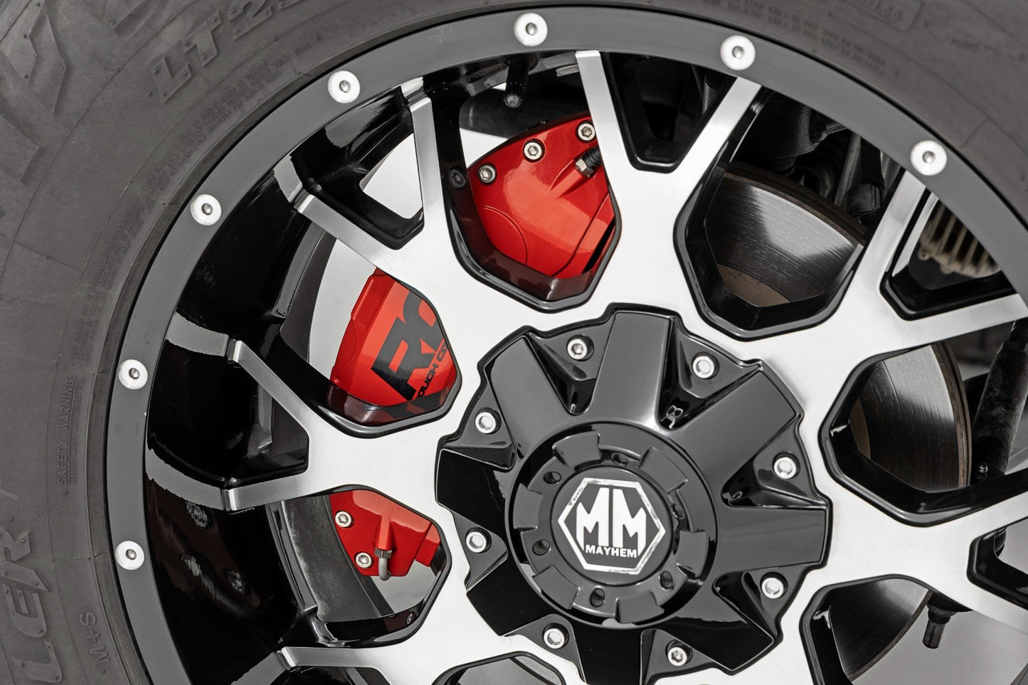 Caliper Covers | Rear | Red | Chevy/GMC 1500 (19-25)