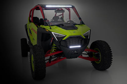 LED Light | Winch Mount | RS6500S | 10" Black Slimline | Polaris RZR Pro R