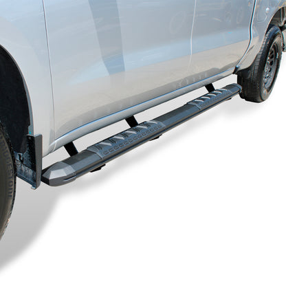 Vanguard Black Powdercoat Side Steps & Running Boards Running Boards Running Board for 2019-2025 gmc sierra 1500