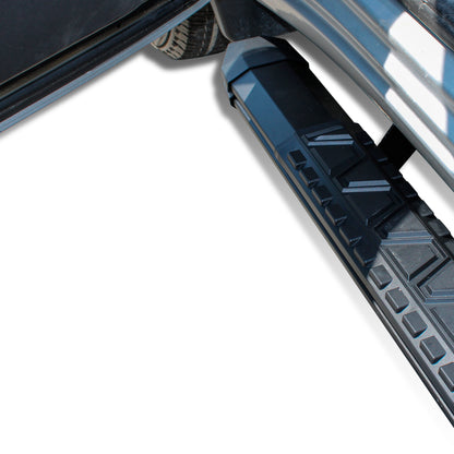 Vanguard Black Powdercoat Side Steps & Running Boards Running Boards Running Board for 2020-2024 jeep gladiator