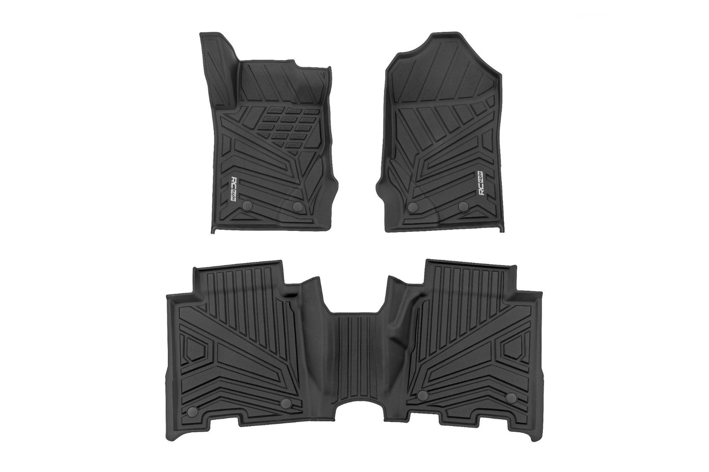 Flex-Fit Floor Mats | Front & Rear | Ford Bronco 4WD (2021-2025)