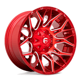 Fuel D771 CANDY RED MILLED 20x10 5x114.3/5x127 Wheels | Offset: -18 | Backspace: 4.79 | Bore: 78.1