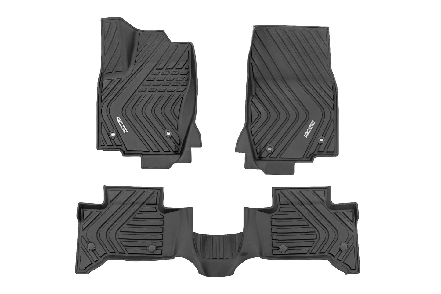 Flex-Fit Floor Mats | FR & RR | Toyota Landcruiser (2024-2025)