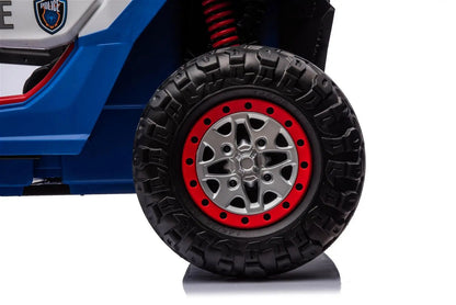 24V 4x4 Freddo Storm Police UTV 2-Seater for Kids with Lights & Sirens for Action-Packed Adventures
