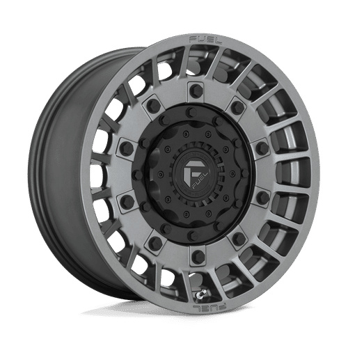 Fuel D726 MATTE ANTHRACITE AND BLACK 17x9 5x114.3/5x127 Wheels | Offset: 1 | Backspace: 5.04 | Bore: 78.1