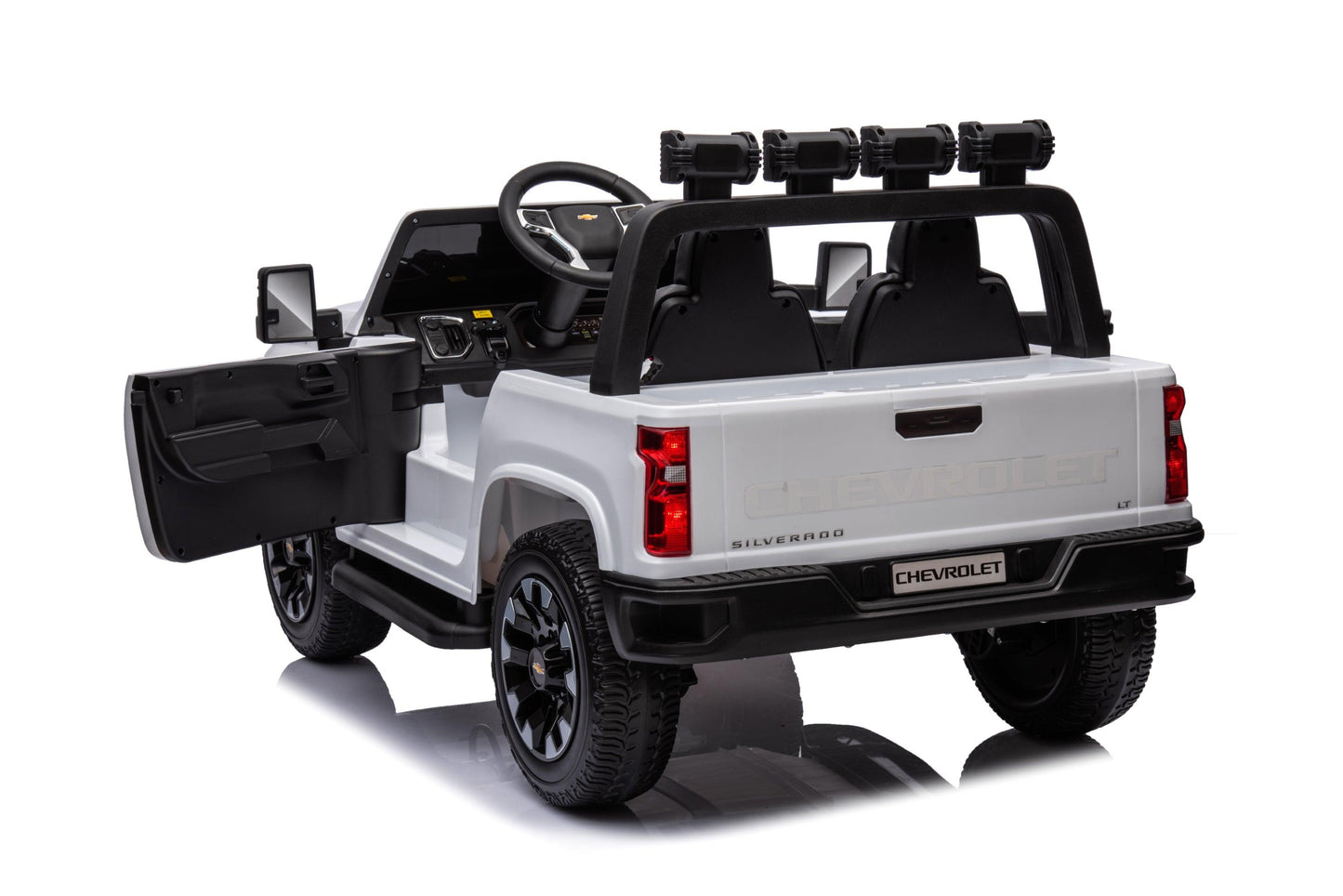 24V 4x4 Chevrolet Silverado 2 Seater Ride on Truck for Kids