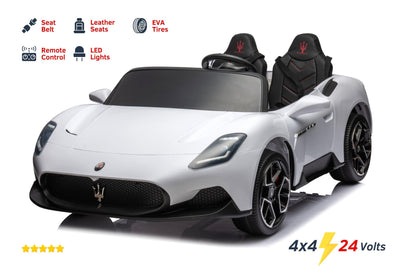 24V 4x4 Maserati MC20 2 Seater Ride on Car for Kids