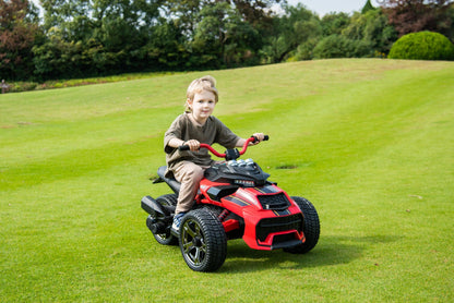 24V Freddo Spider 2 Seater Ride-On 3 Wheel Motorcycle