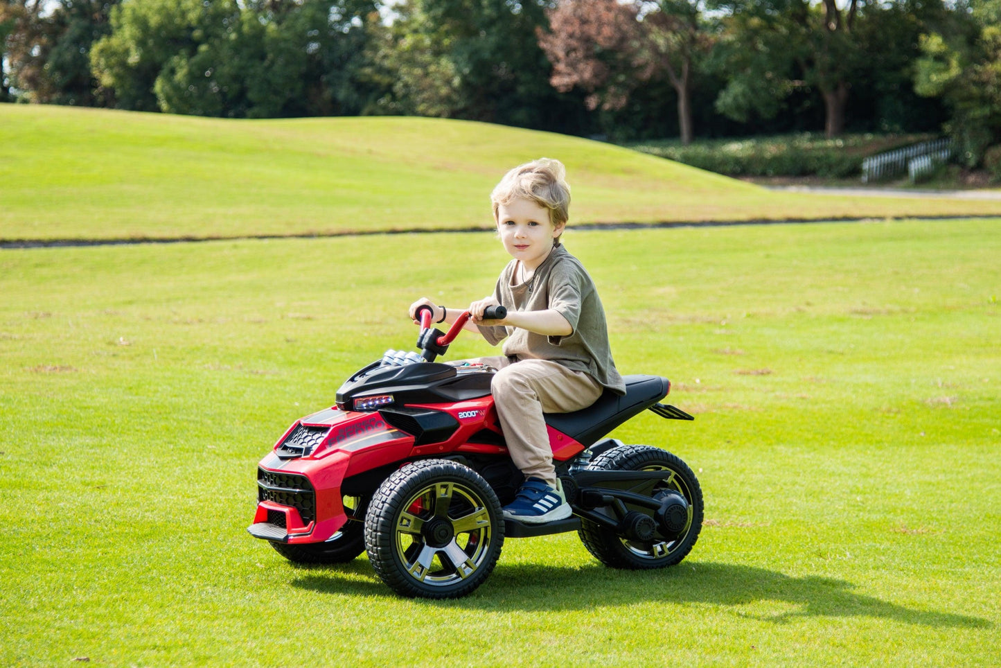 24V Freddo Spider 2 Seater Ride-On 3 Wheel Motorcycle