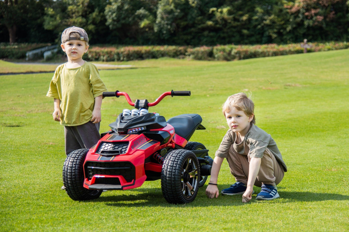 24V Freddo Spider 2 Seater Ride-On 3 Wheel Motorcycle