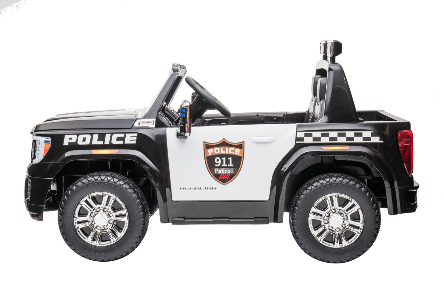 24V GMC Sierra Denali 2 Seater Police Ride-On Truck