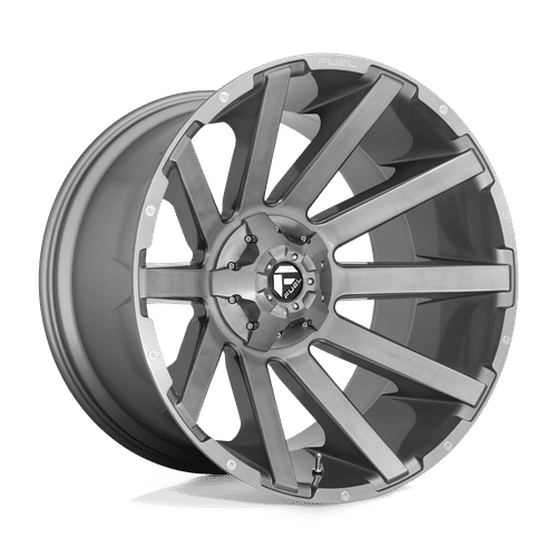 Fuel D714 BRUSHED GUN METAL TINTED CLEAR 20x10 6x135/6x139.7 Wheels | Offset: -19 | Backspace: 4.75 | Bore: 106.1