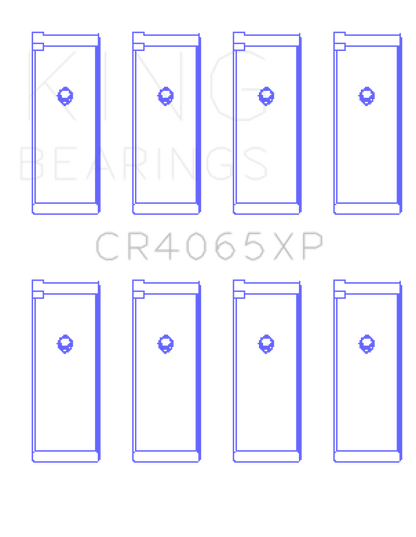 King Engine Bearings Nissan KA-24DE Performance Rod Bearing Set - Size +0.25mm