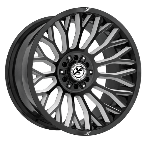 XF OFFROAD XF-237 Gloss Black Milled 20x10 5x127/5x139.7 Wheels | Offset: -12 | Backspace: nan | Bore: 78.1