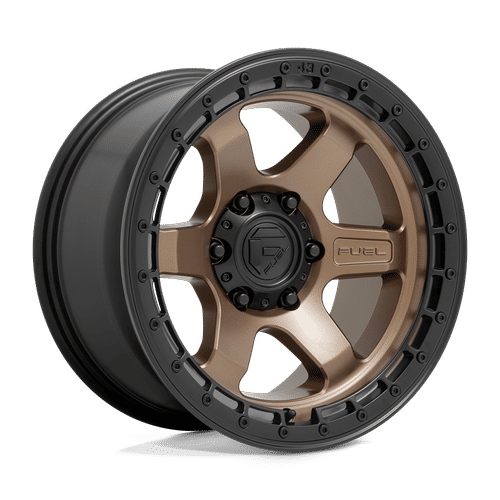 Fuel D751 MATTE BRONZE WITH BLACK RING 18x9 6x114.3 Wheels | Offset: 20 | Backspace: 5.79 | Bore: 66.06