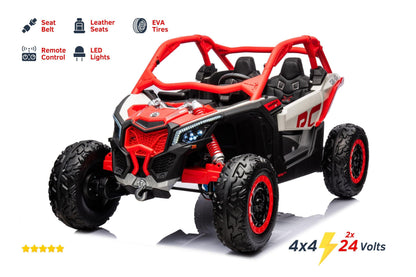 2x24V 4x4 Can Am Maverick 2 Seater Ride on UTV for Kids