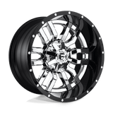 Fuel D270 CHROME PLATED GLOSS BLACK LIP 20x10 6x135/6x139.7 Wheels | Offset: -18 | Backspace: 4.79 | Bore: 106.1