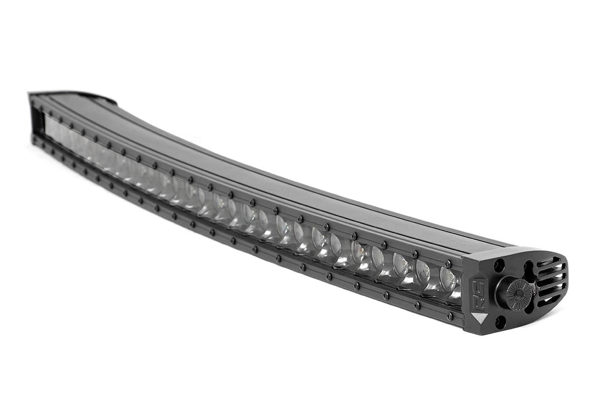 Black Series LED | 30 Inch Light | Curved Single Row | White DRL