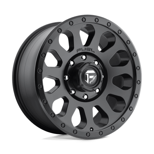 Fuel D579 MATTE BLACK 16x8 6x139.7 Wheels | Offset: 20 | Backspace: 5.29 | Bore: 108