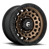 Fuel D634 ZEPHYR MATTE BRONZE BLACK BEAD RING 17x9 8x165.1 Wheels | Offset: 1 | Backspace: 5.04 | Bore: 125.1