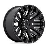 Fuel D828 GLOSS BLACK MILLED 20x10 6x139.7 Wheels | Offset: -18 | Backspace: 4.79 | Bore: 106.1