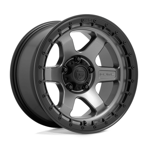 Fuel D752 MATTE GUNMETAL WITH BLACK RING 18x9 6x120 Wheels | Offset: 20 | Backspace: 5.79 | Bore: 67.06