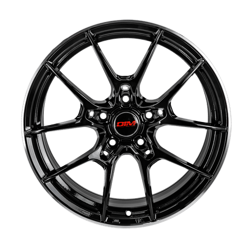 DIM WC001 BLACK SILVER LIP Black Silver Lip 17x7.5 5x114.3 Wheels | Offset: 35 | Backspace: nan | Bore: nan