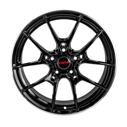 DIM WC001 BLACK SILVER LIP Black Silver Lip 17x7.5 5x114.3 Wheels | Offset: 35 | Backspace: nan | Bore: nan