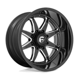 Fuel D749 GLOSS BLACK MILLED 20x10 5x139.7 Wheels | Offset: -18 | Backspace: 4.79 | Bore: 78.1