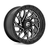 Fuel D741 GLOSS BLACK MILLED 24x7 4x137 Wheels | Offset: 13 | Backspace: 4.51 | Bore: 110.1
