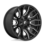 Fuel D711 GLOSS BLACK MILLED 20x10 8x165.1 Wheels | Offset: -18 | Backspace: 4.79 | Bore: 125.1